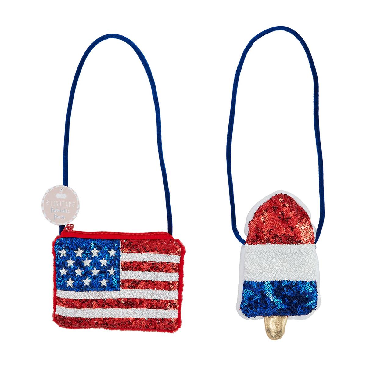 Light Up Patriotic Purse