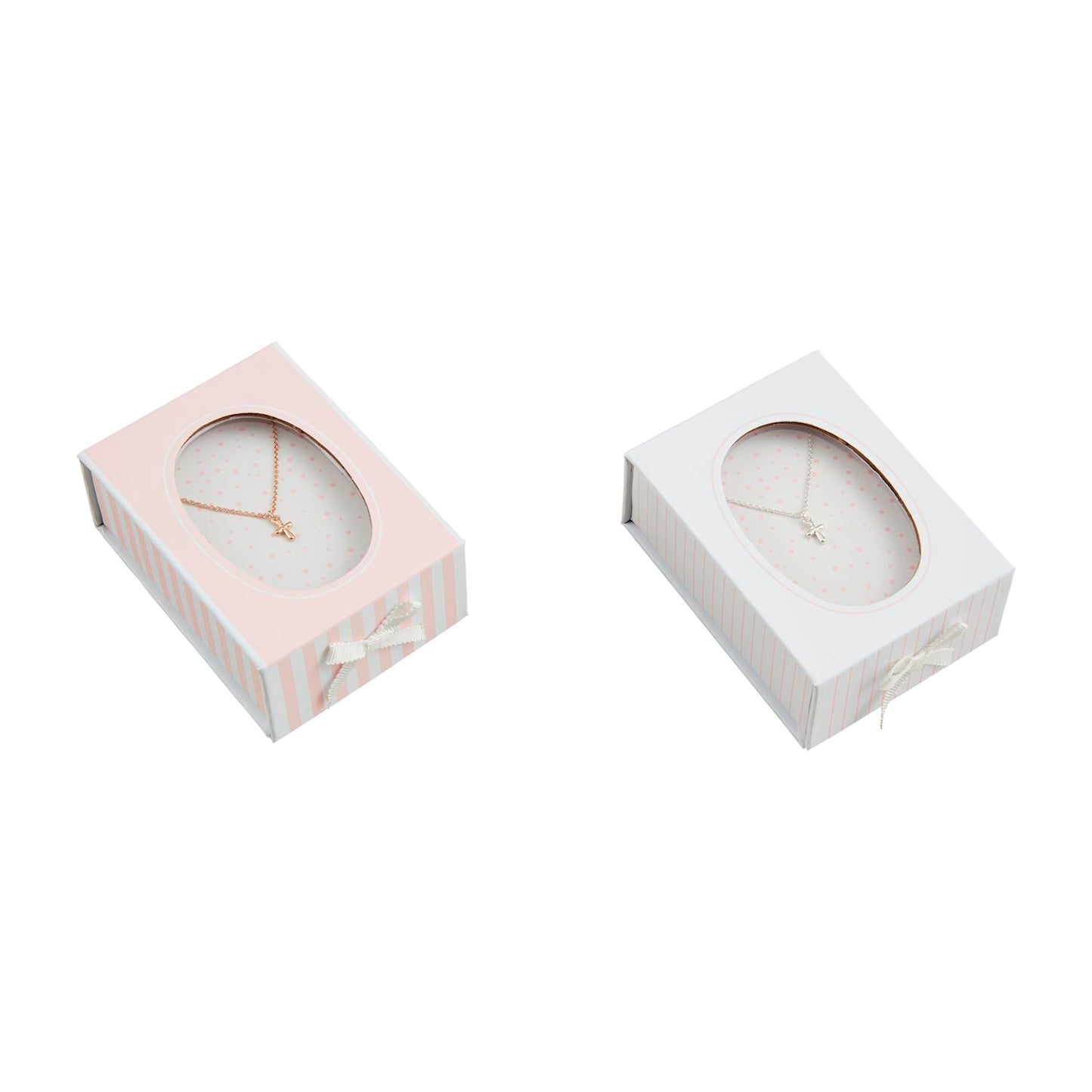 Petite Boxed Cross Baby Necklace