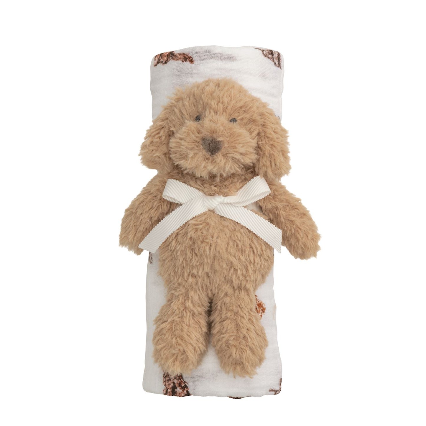 Mudpie Swaddle & Plush Rattle