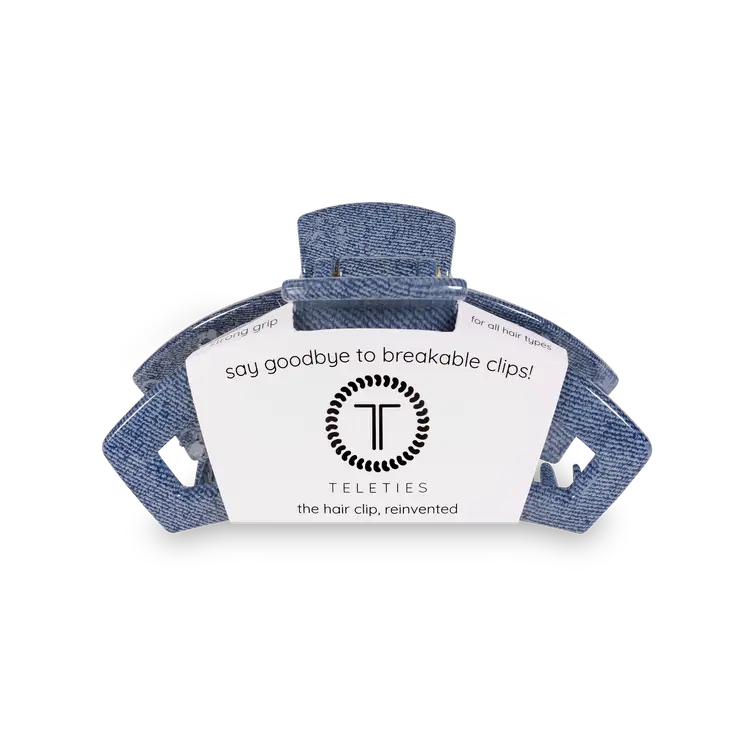 TELETIES DENIM OPEN CLIP MED