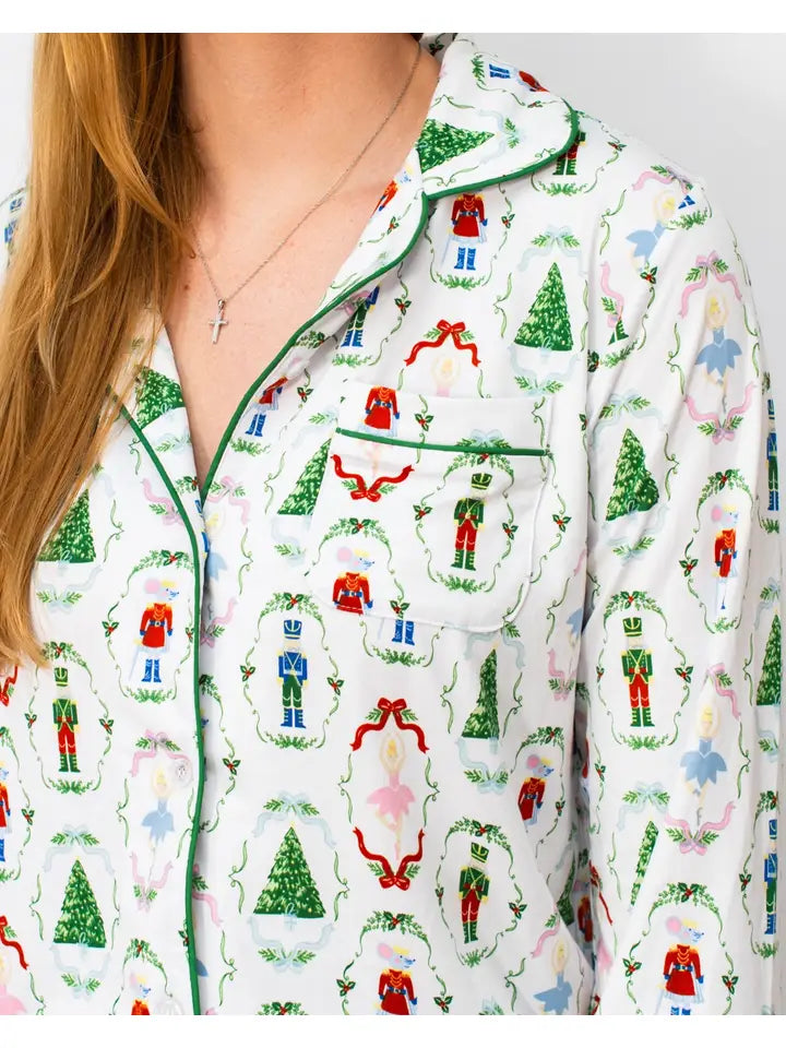 Nutcracker Waltz L/S Button Up