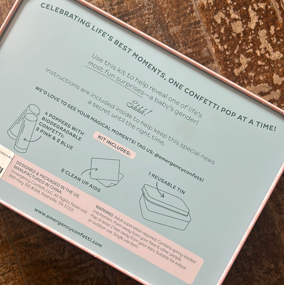 Gender Reveal Celebration Kit