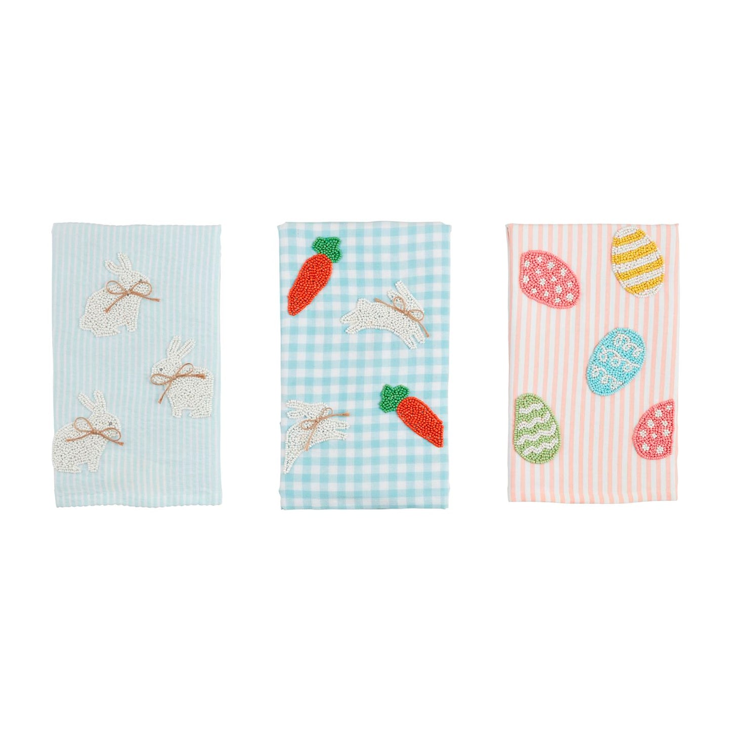Mudpie Easter Beaded Towel