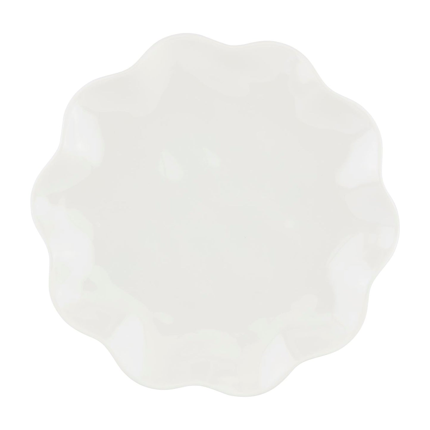 Ruffled Melamine Plate