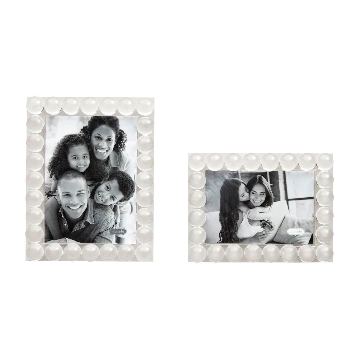 Mudpie Beaded Acrylic Frame