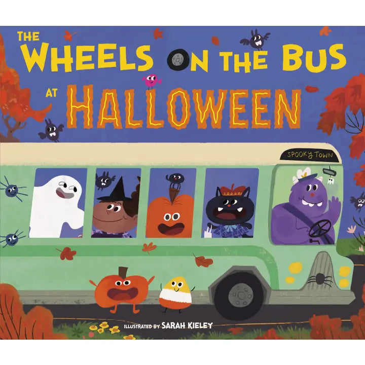 Wheels on Bus Halloween Book