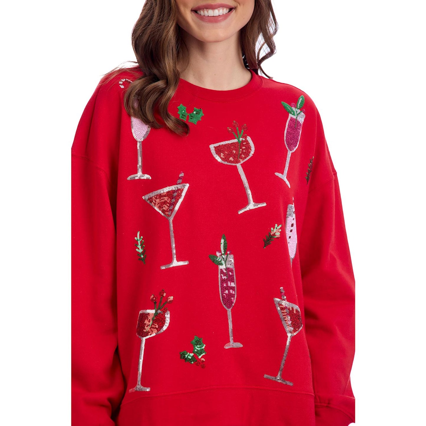 Mudpie Holiday Sparkle Sweatshirt