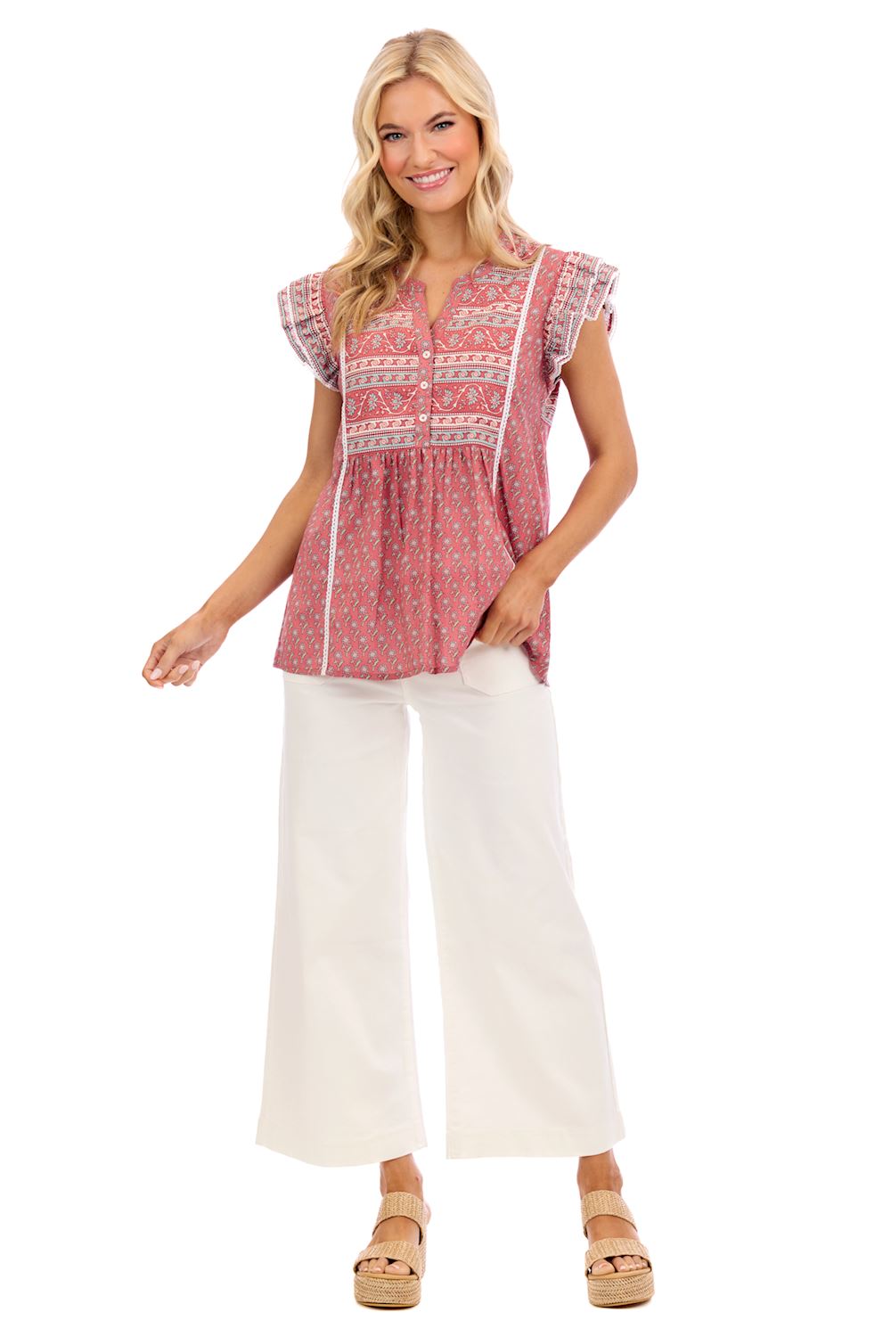 Marina Flounce Top