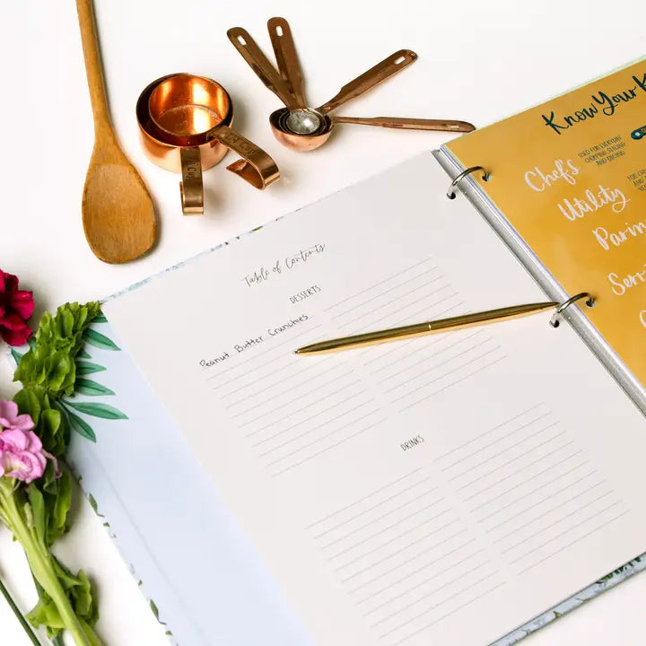 1 Canoe 2 Large Recipe Binder