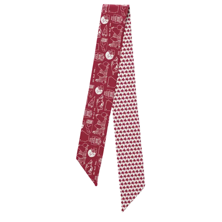 University of Arkansas Skinny Scarf