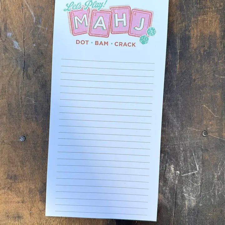 Mahj notepad