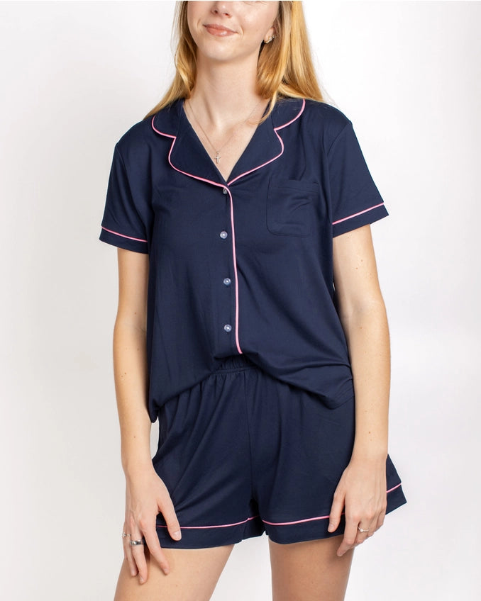 Elizabeth Short Sleeve Button Up Shirt
