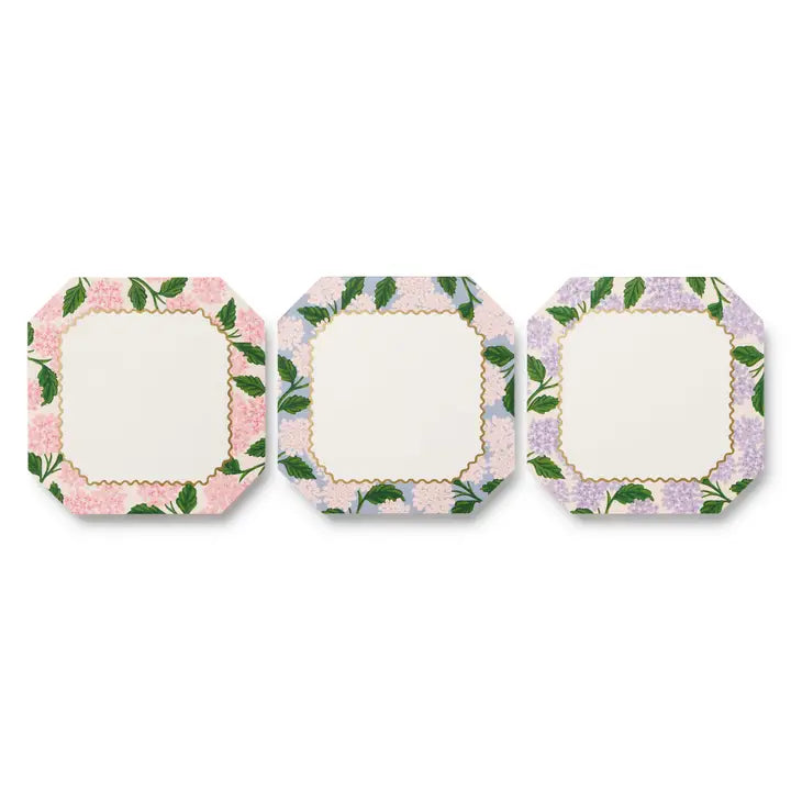 Rifle Paper Pink Hydrangea Mini Notepad Trio