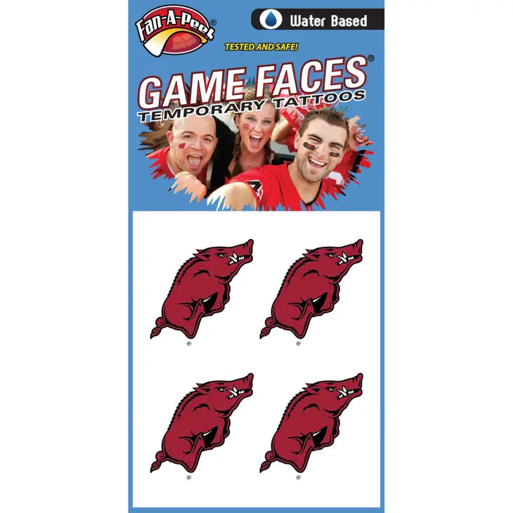 Game Face Temporary Tattoo 4pk AR The Merry Magnolia