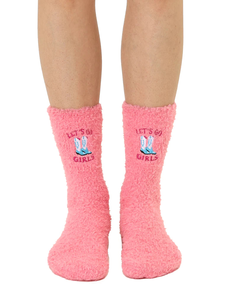 Living Royal Fuzzy Crew Socks