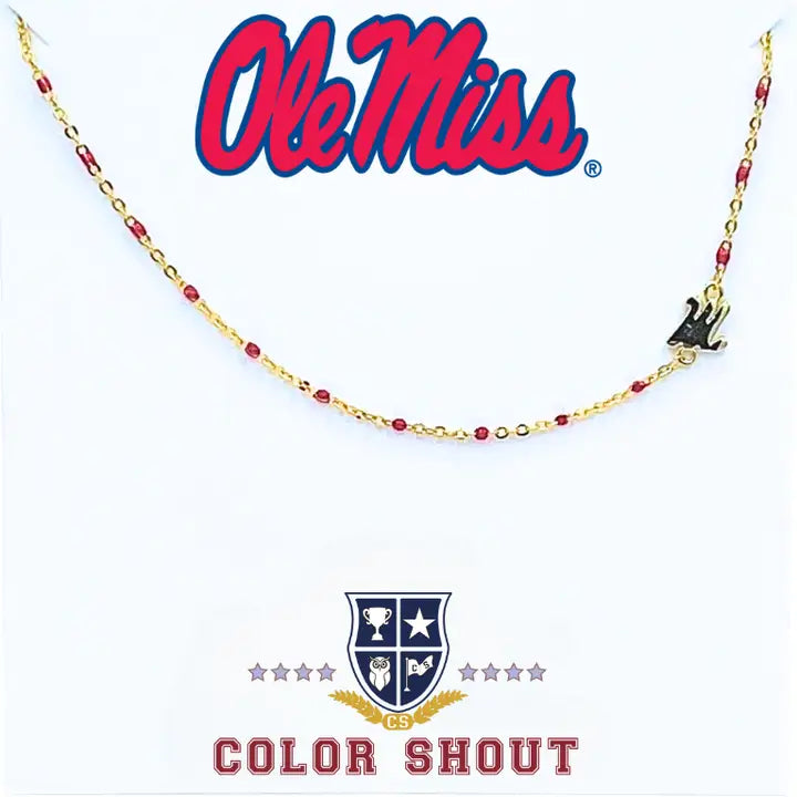 Color Shout College Logo Necklace
