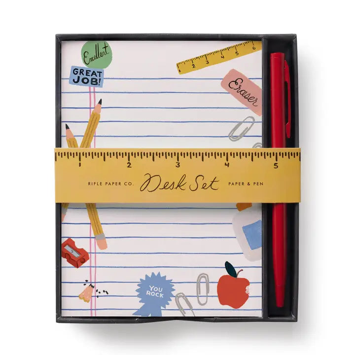 Rifle Paper Schoolhouse Note Writing Set