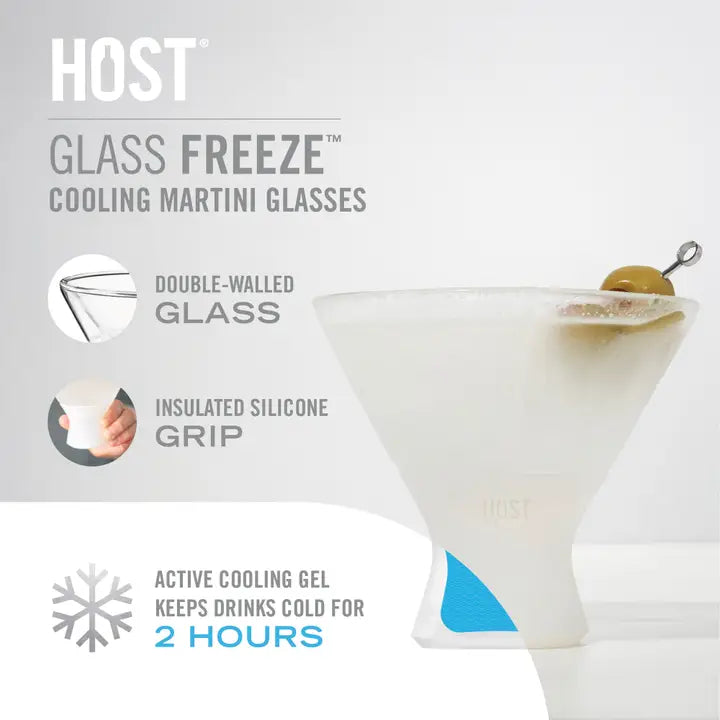 FREEZE Glass Martini Set