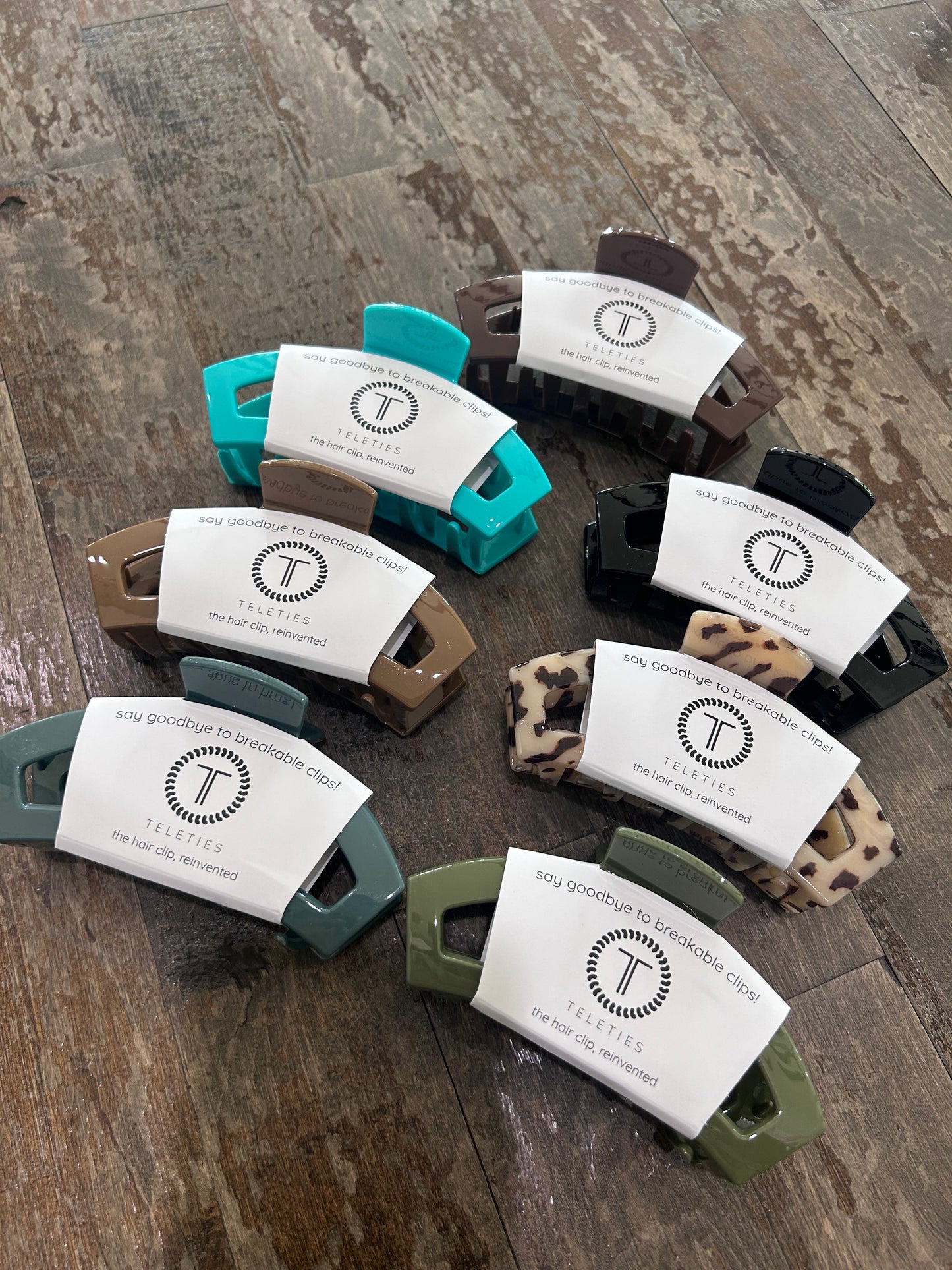 Teleties Large Open Hair Clip Fall Collection