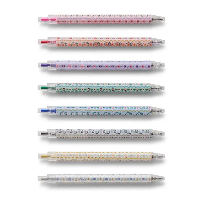 Rifle Paper Delphine Gel Pen Set