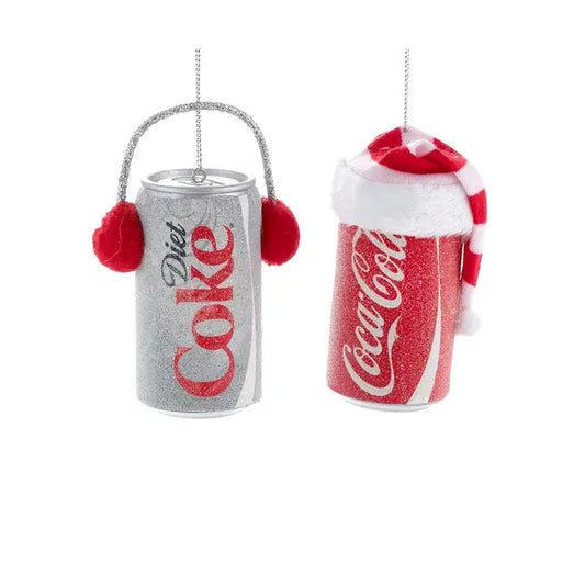 Cold Weather Coca-Cola/Diet Coke Ornaments