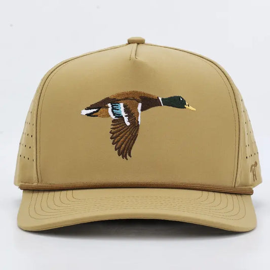 Flying Mallard Embroidered Hat