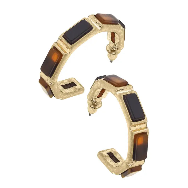 Halston Hoop Earrings