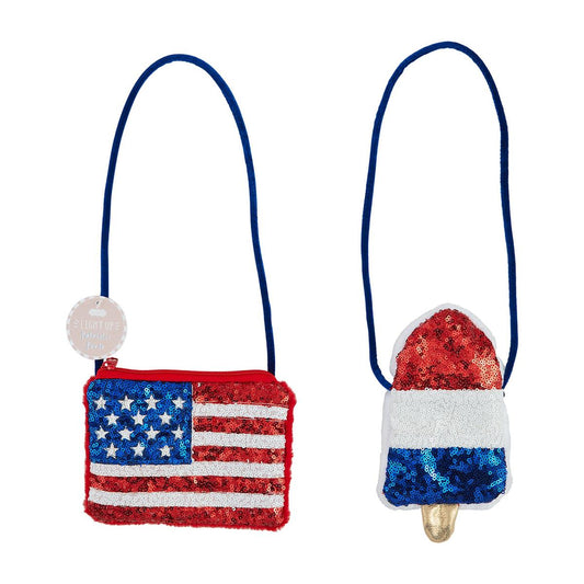 Light Up Patriotic Purse
