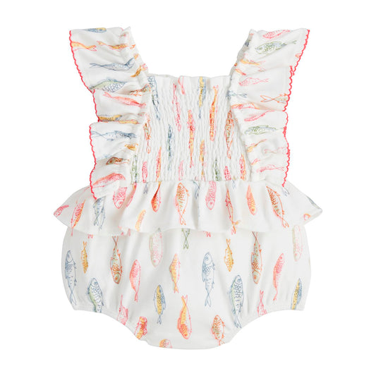 Fish Smocked Bubble