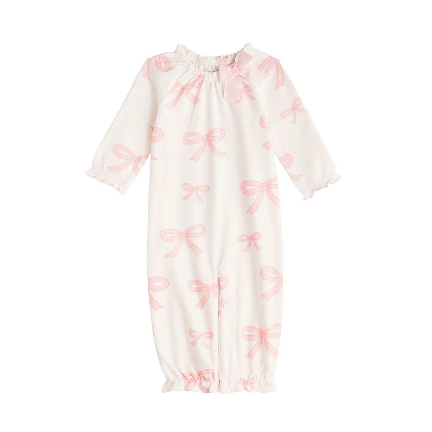 Bow Print Convertible Gown