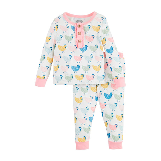Chicken Print Pjs