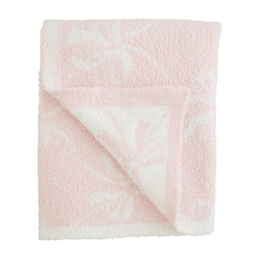 bow chenille blanket