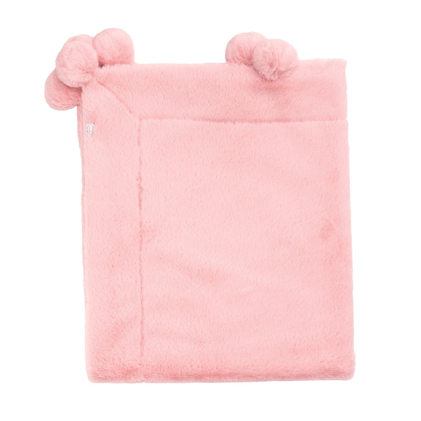 Pom Pom Faux Fur Blanket
