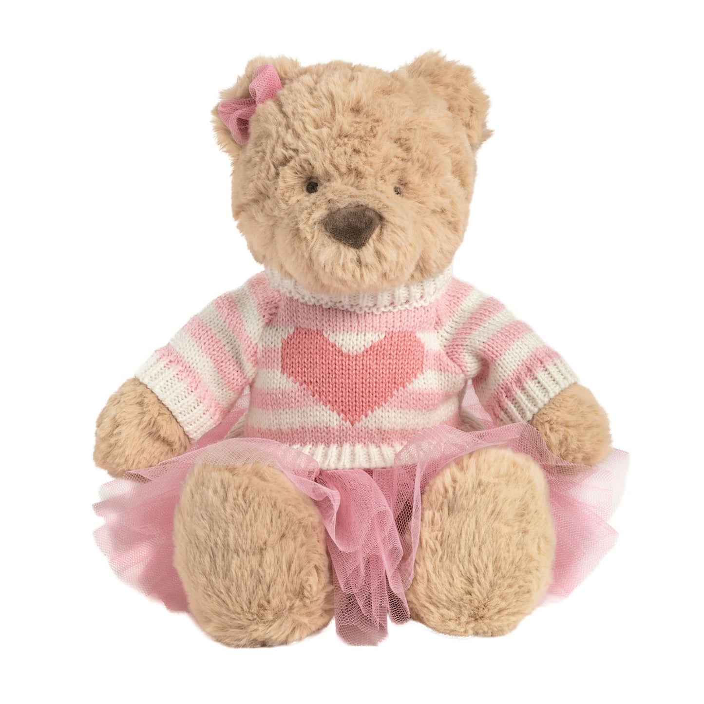 Mudpie Plush Bear with Sweater