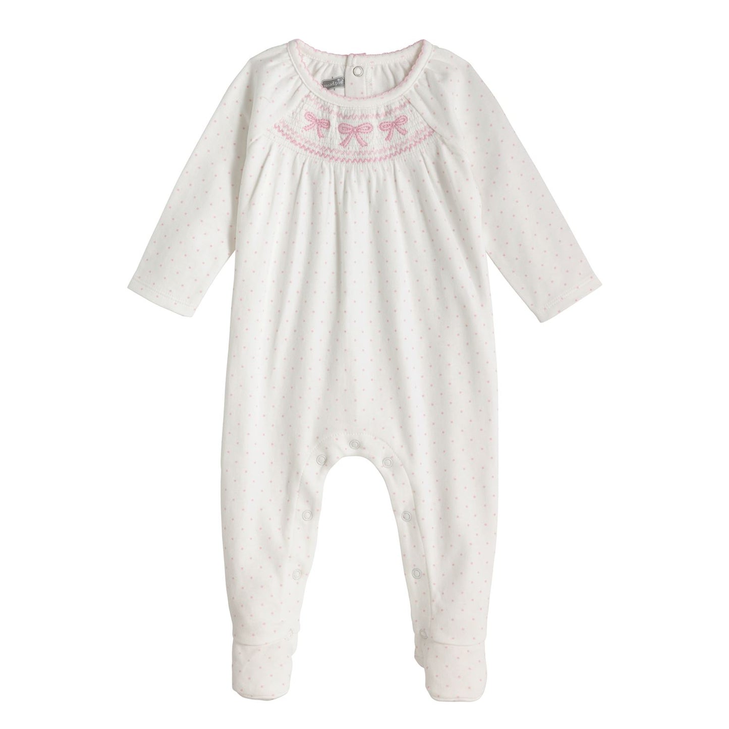 Smocked Bow Sleeper