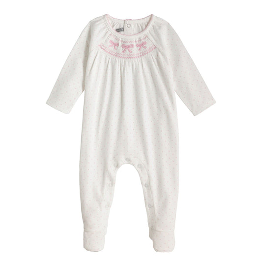 Smocked Bow Sleeper