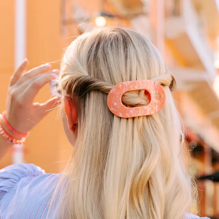 Teleties Small Flat Round Clip