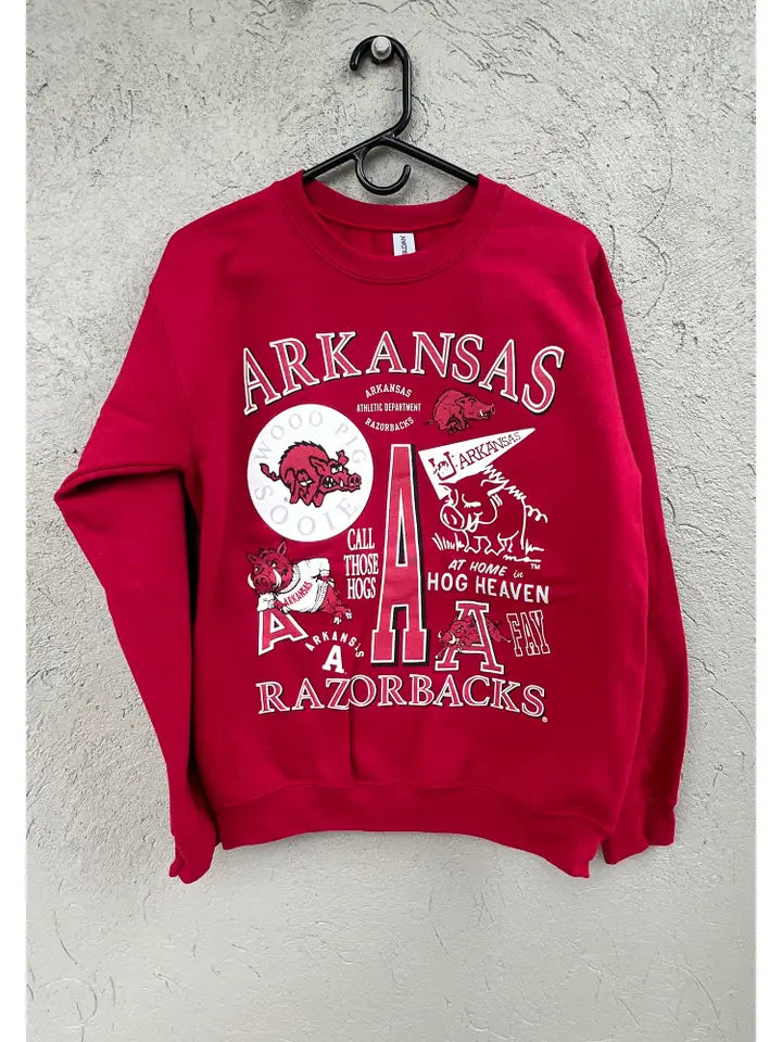 Razorbacks Collage Sweatshirt