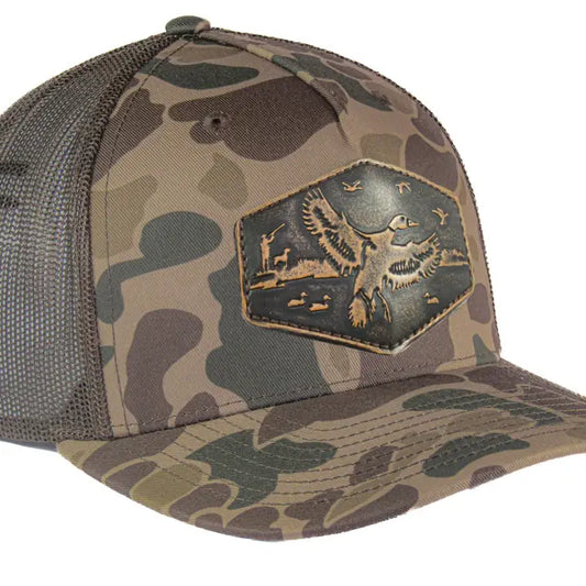 Zep Pro Leather Patch Trucker Hat
