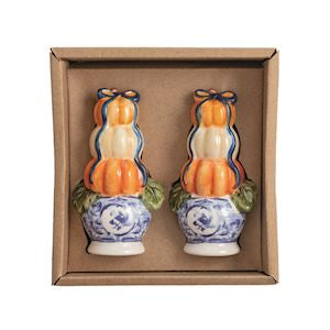 Pumpkin Topiary Salt & Pepper