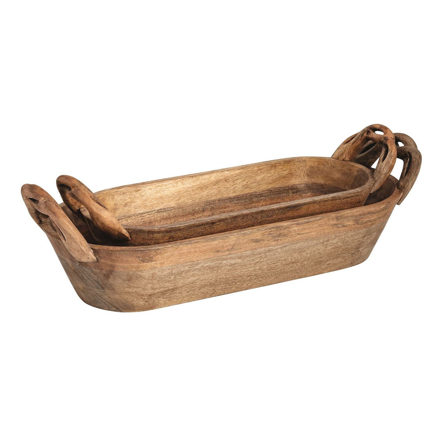 Wood Twist Dough Bowl