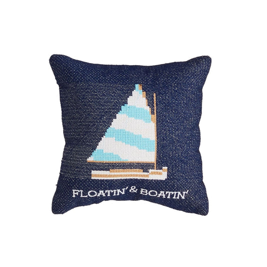Mudpie Retreat Mini Embroidery Pillow