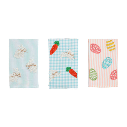 Mudpie Easter Beaded Towel