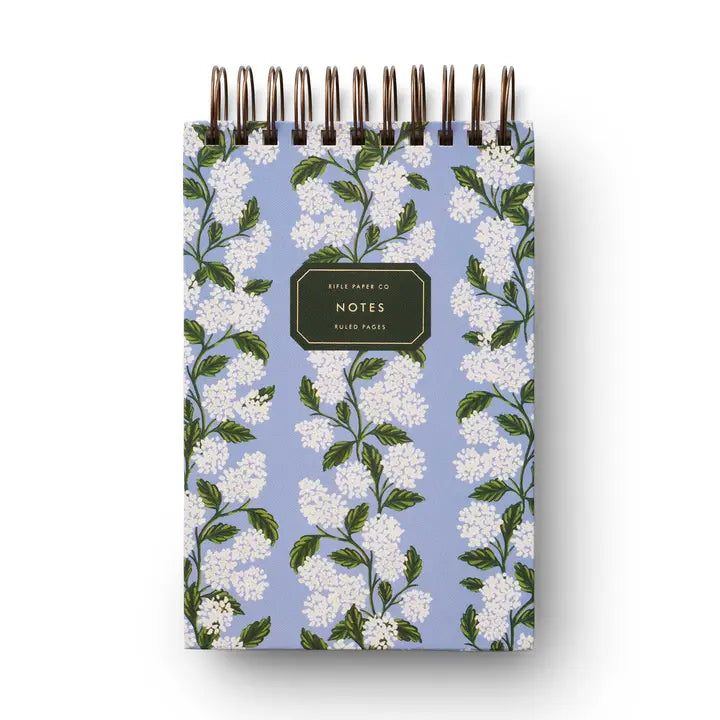 Rifle Paper Hydrangea Desktop Spiral Notepad