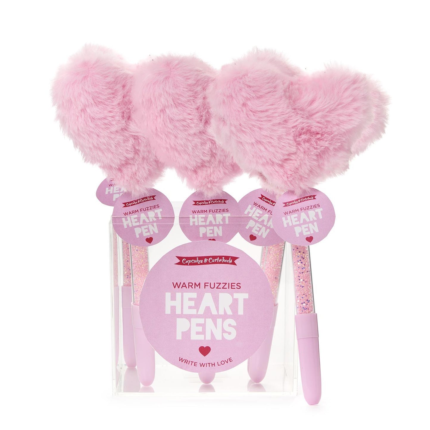 Faux Fur heart pen