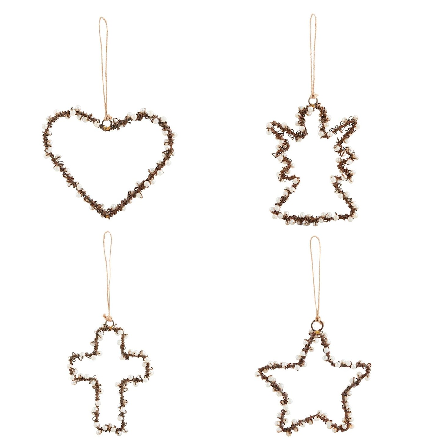 Pearl & Wire Ornament