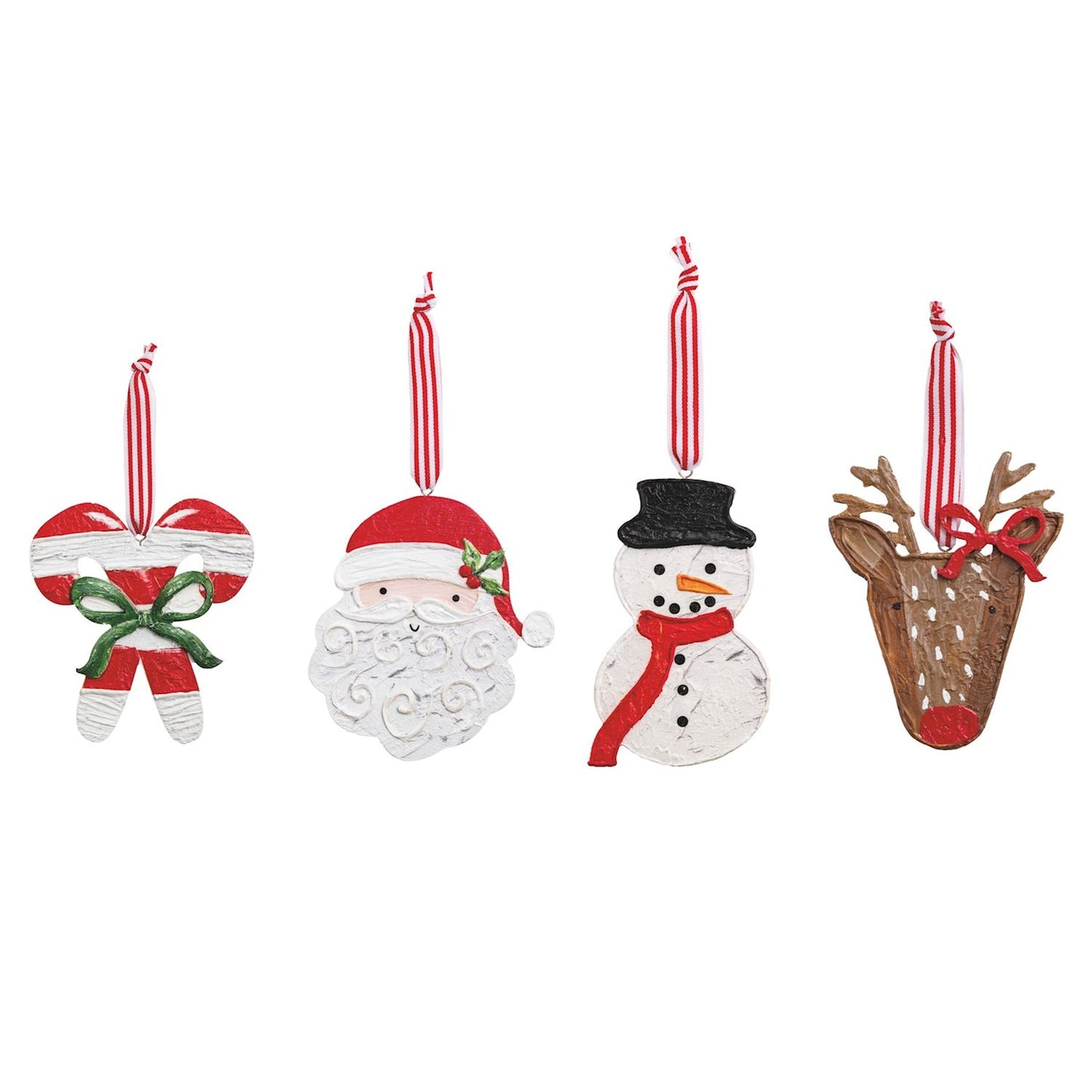 Christmas Painted Wood Ornament