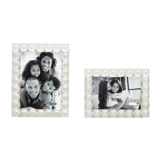 Mudpie Beaded Acrylic Frame
