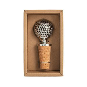 Golf Metal Bottle Stopper