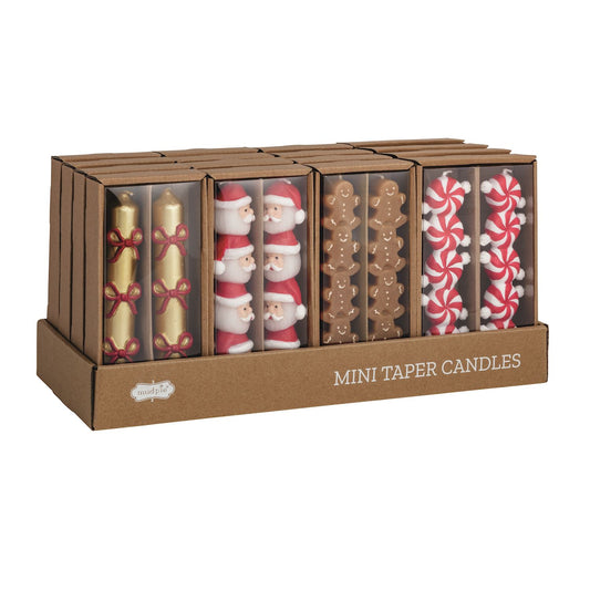 Holiday Mini Taper Candles